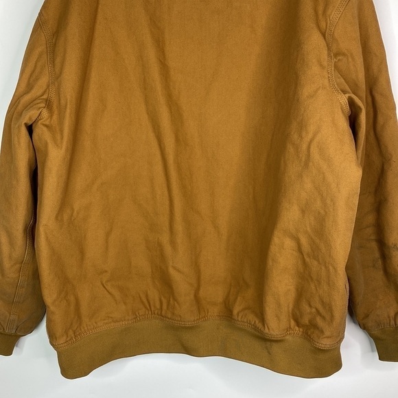 Vintage Dickies Brown Canvas Insulated Hooded Chore Barn Jacket XL - Picture 10 of 14